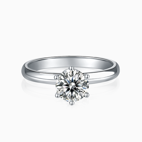 Promise Engagement Ring with Diamond Setting