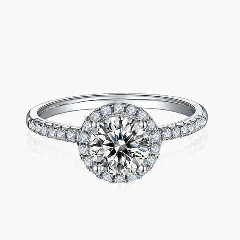 Harmony Engagement Ring with Straight Band