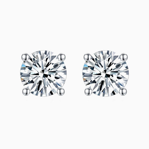 Classic II Diamond Stud Earrings - Eterna Diamonds | Lab Grown Diamond