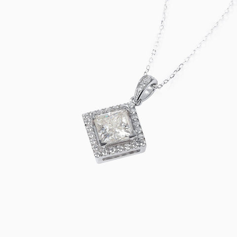 Belle Pendant Diamond Necklace - Eterna Diamonds | Lab Grown Diamond
